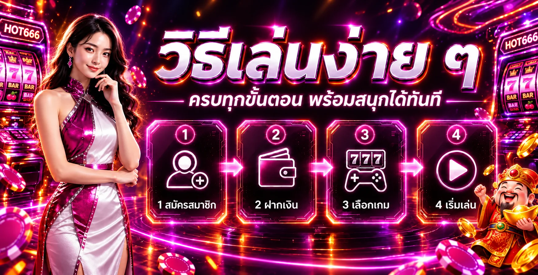 เกมคาสิโนออนไลน์และบาคาร่า HOT666